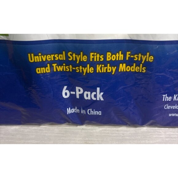 Kirby Micron Magic Filters 6-Pack HEPA Allergen Reduction F-Style & Twist-Style - Picture 3 of 4